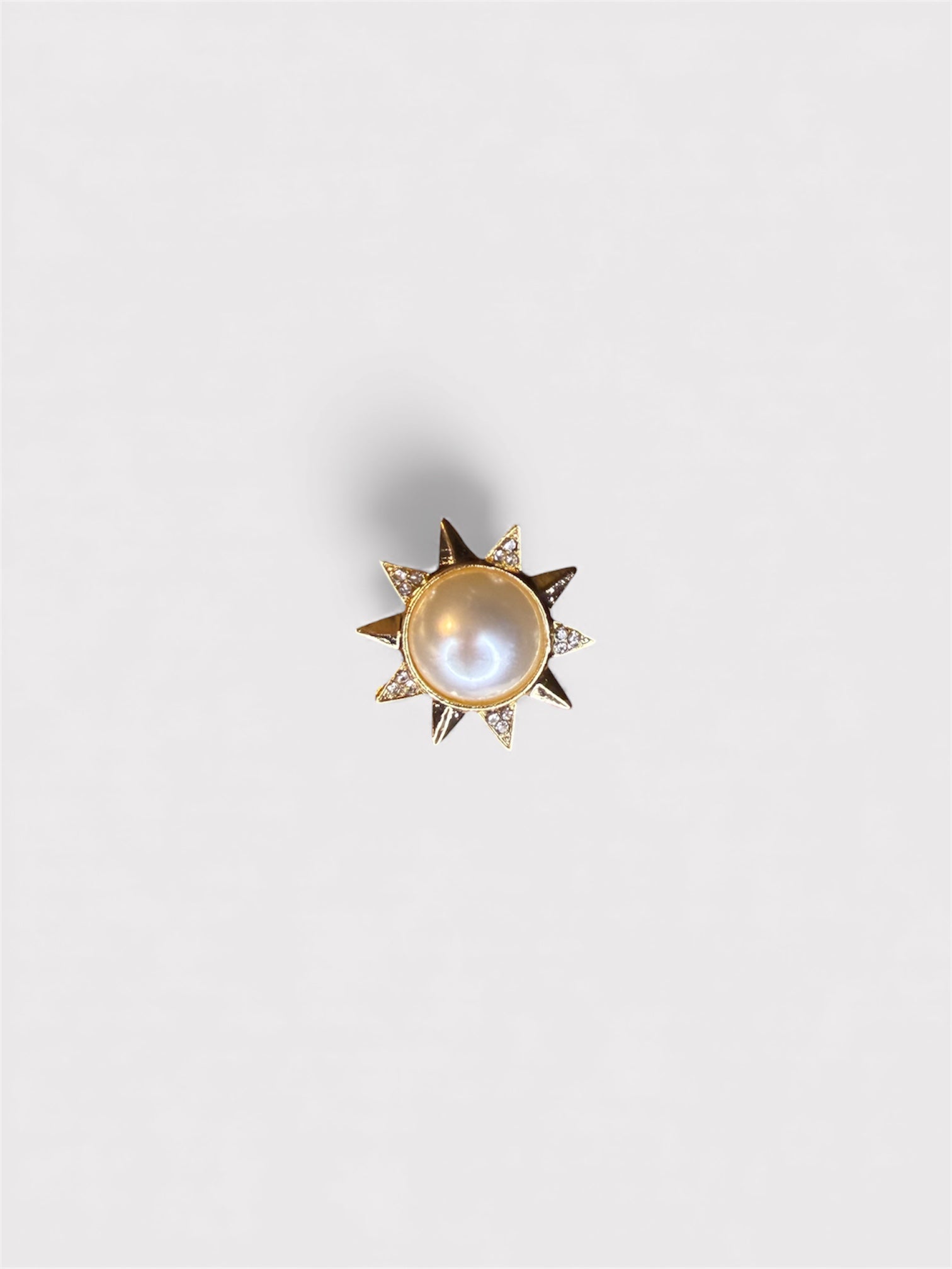 Broche Soleil perle