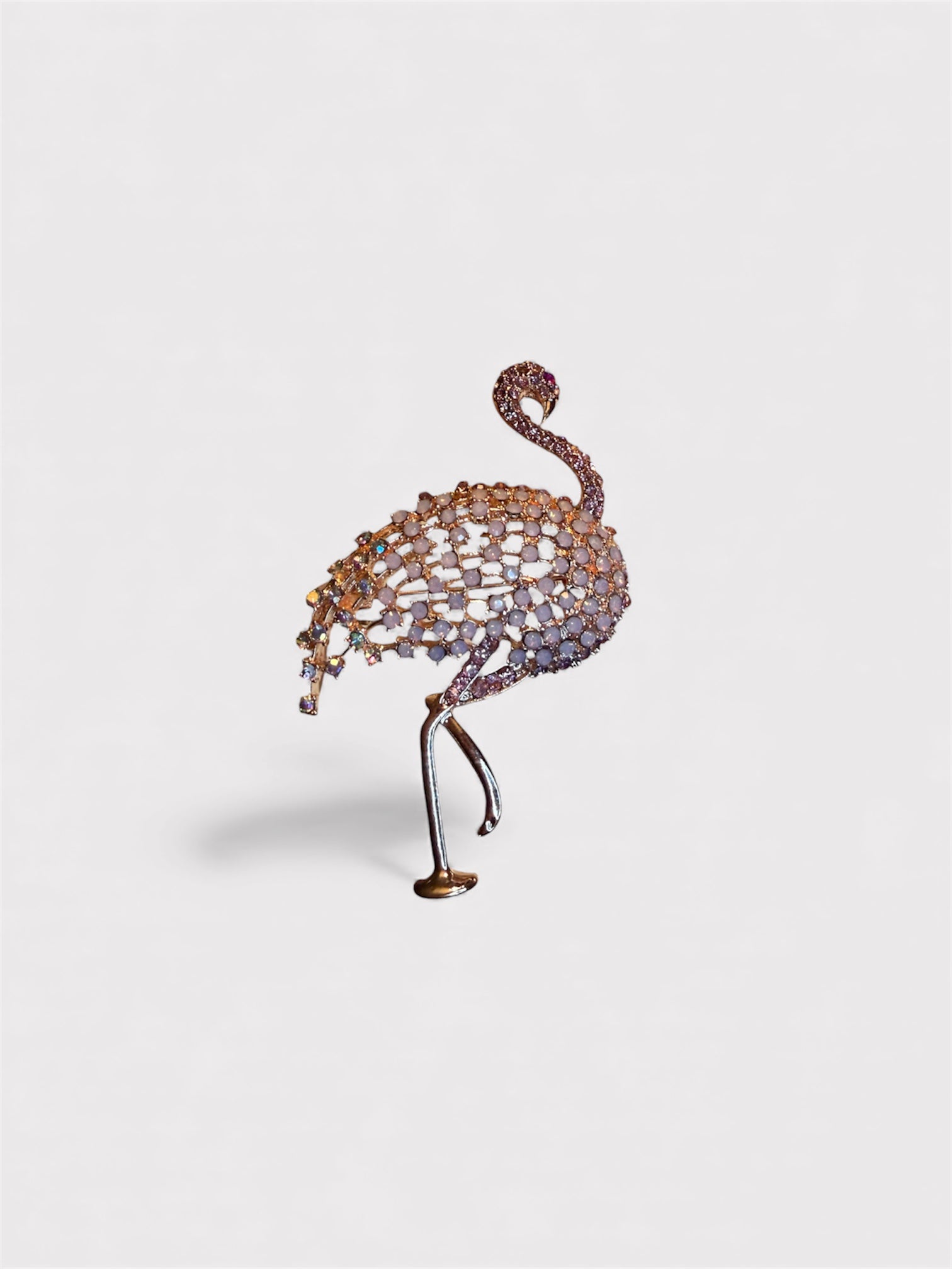 Broche Flamant rose